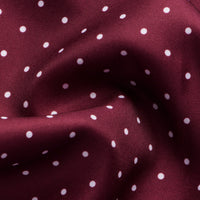 Polka Dot Pocket Square in Windsor Wine