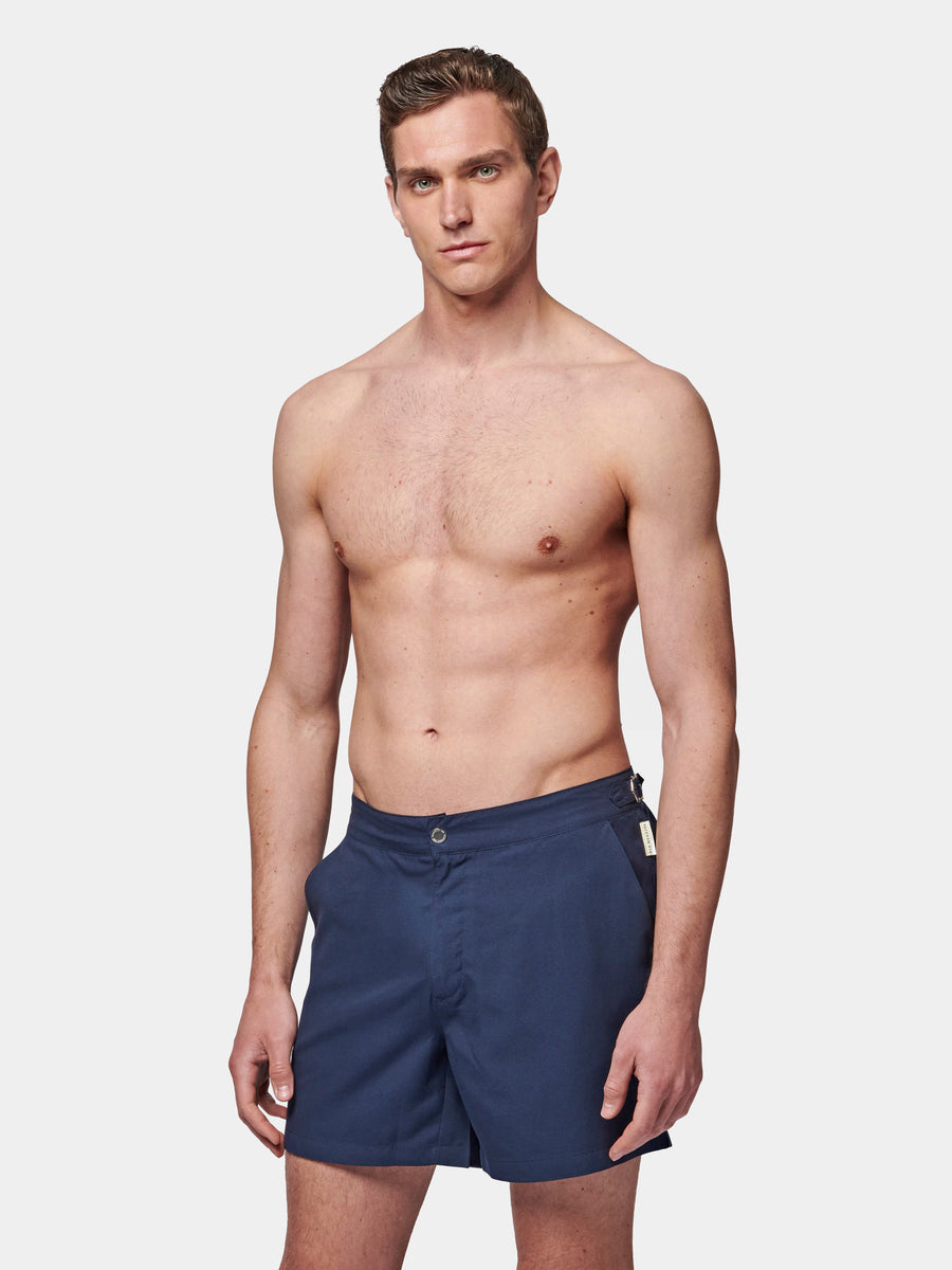 Classic Swim Shorts in Navy Blue