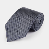 Silk Grenadine Tie in Navy Blue