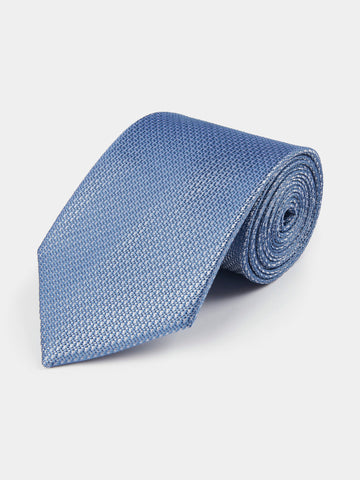 Silk Grenadine Tie in Cerulean