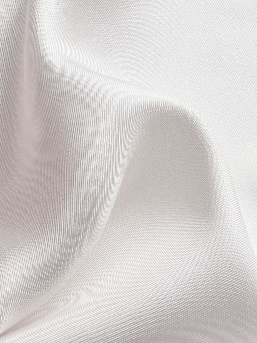 Classic Silk Pocket Square in Bright White