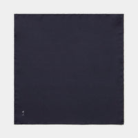 Classic Silk Pocket Square in Navy Blue