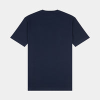 Peckham Rye Mens Logo T-Shirt in Dark Sapphire Navy
