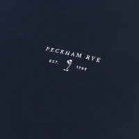 Peckham Rye Mens Logo T-Shirt in Dark Sapphire Navy