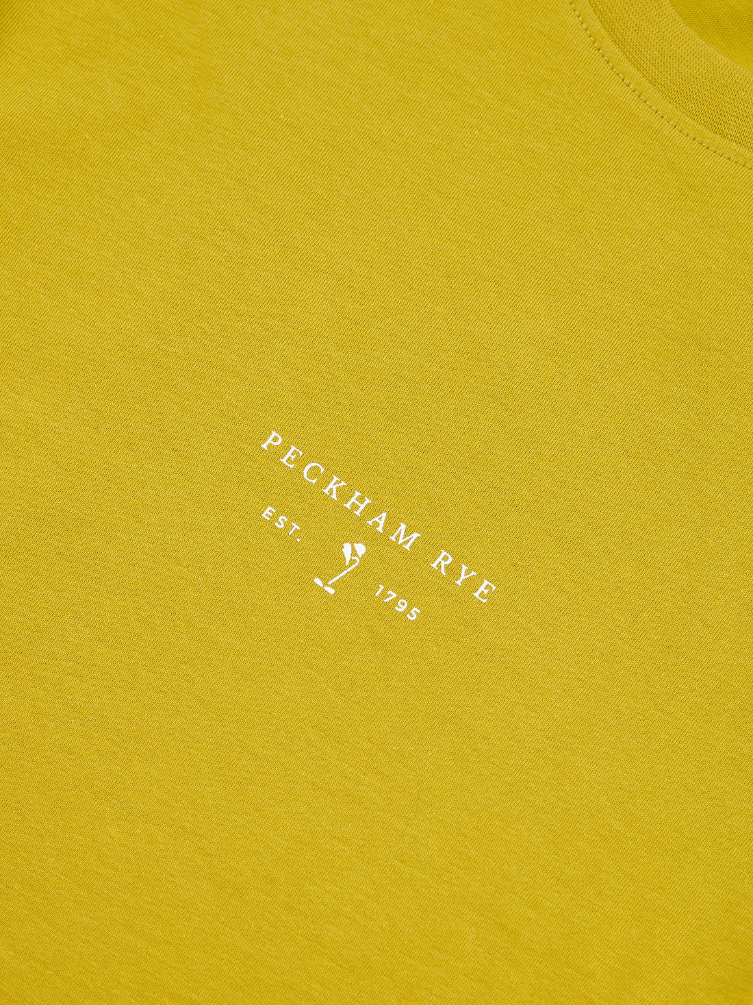 Peckham Rye Mens Logo T-Shirt in Avocado Oil