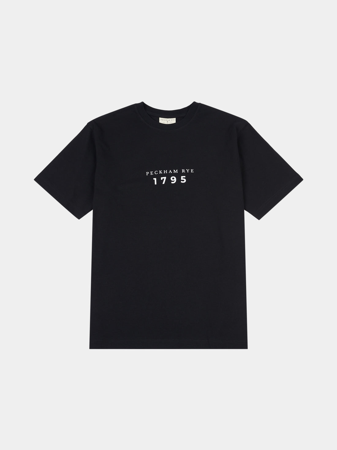 Peckham Rye Mens Print T-Shirt in Black