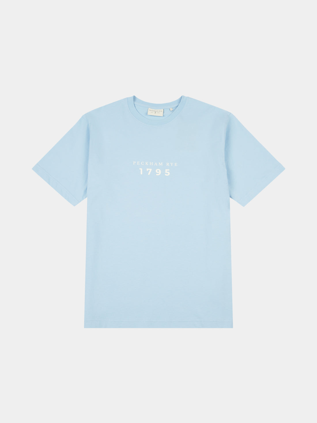 Peckham Rye Mens Print T-Shirt in Cerulean