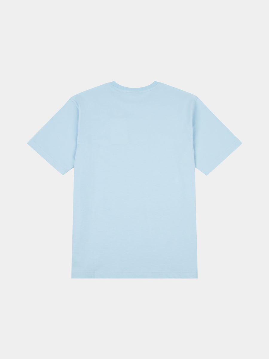 Peckham Rye Mens Print T-Shirt in Cerulean