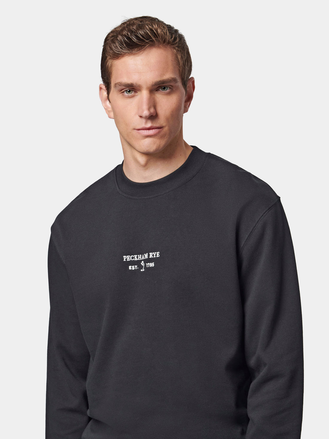 Essential French Terry Sweatshirt in Black