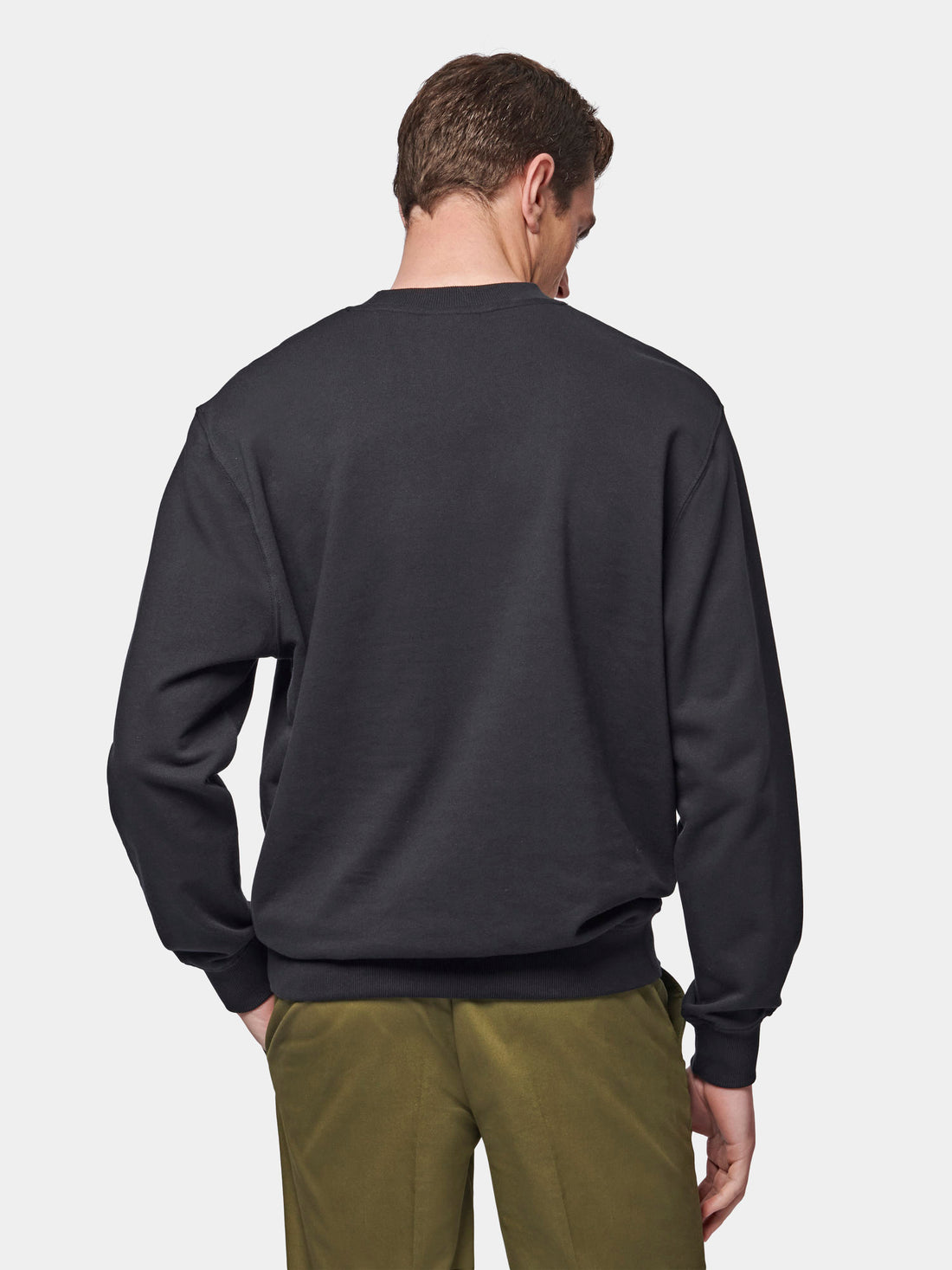 Essential French Terry Sweatshirt in Black