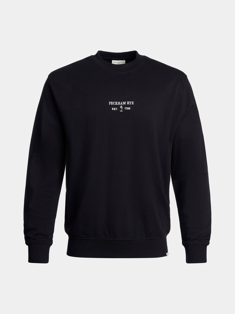 Essential French Terry Sweatshirt in Black