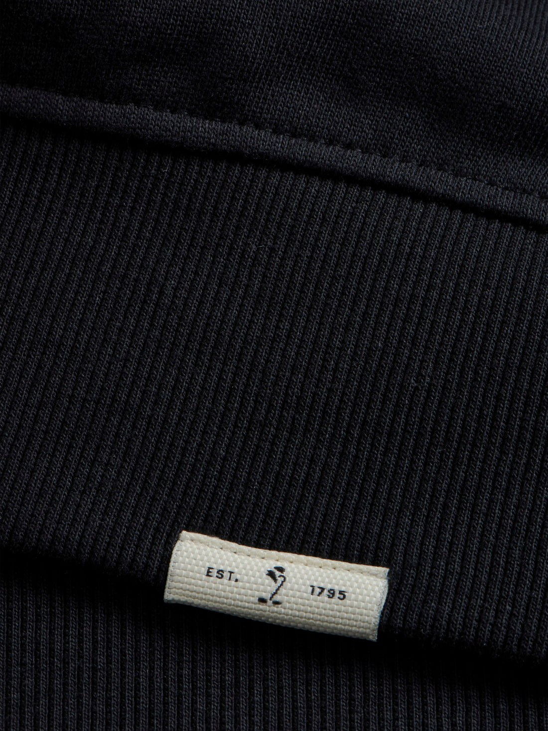 Essential French Terry Sweatshirt in Black