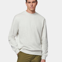 Essential French Terry Sweatshirt in Grey Marl