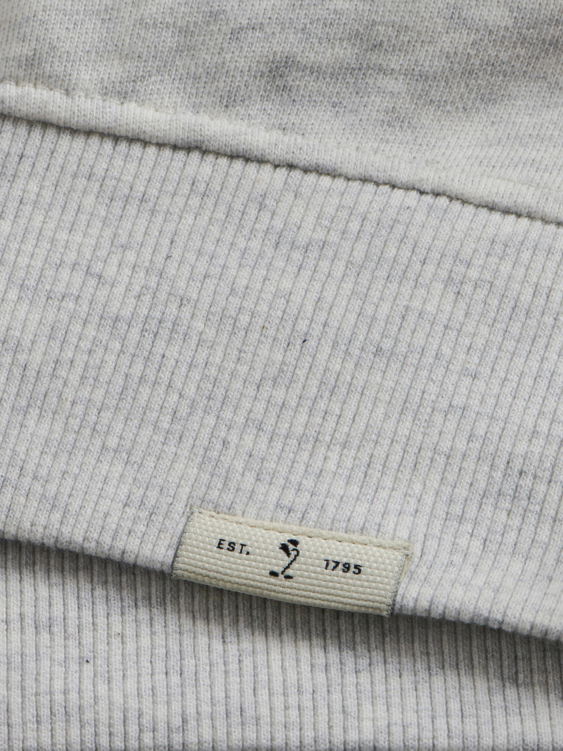 Essential French Terry Sweatshirt in Grey Marl