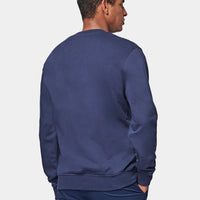 Graphic French Terry Sweatshirt in Navy Blue