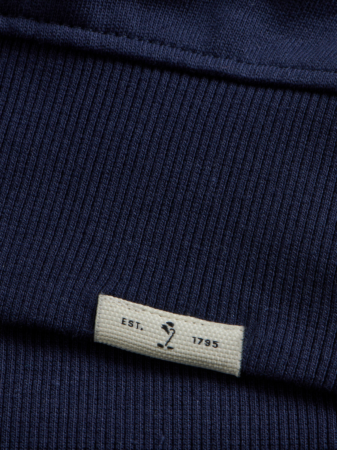 Graphic French Terry Sweatshirt in Navy Blue