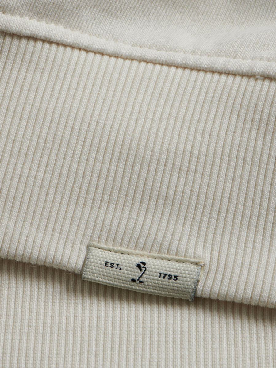 Graphic French Terry Sweatshirt in Egret