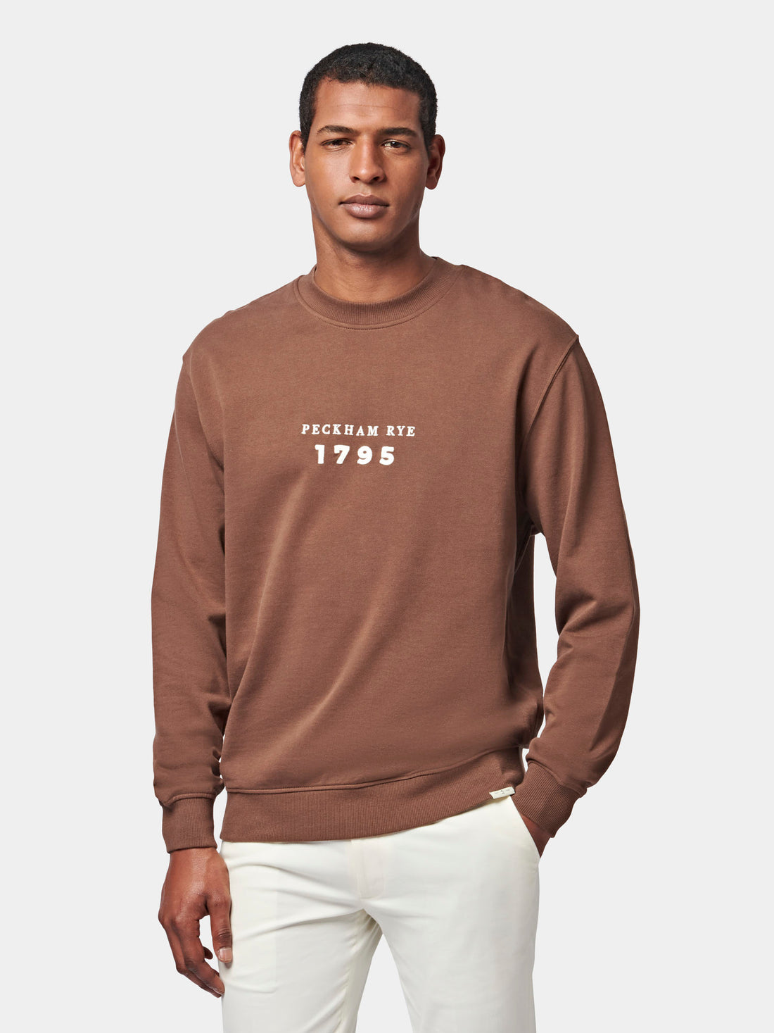 Graphic French Terry Sweatshirt in Carafe