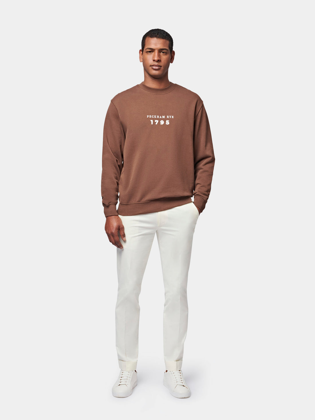 Graphic French Terry Sweatshirt in Carafe