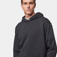 Essential French Terry Hoodie in Black