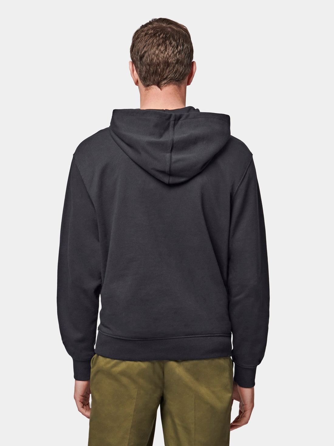 Essential French Terry Hoodie in Black