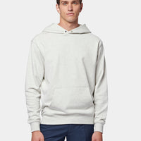 Essential French Terry Hoodie in Grey Marl