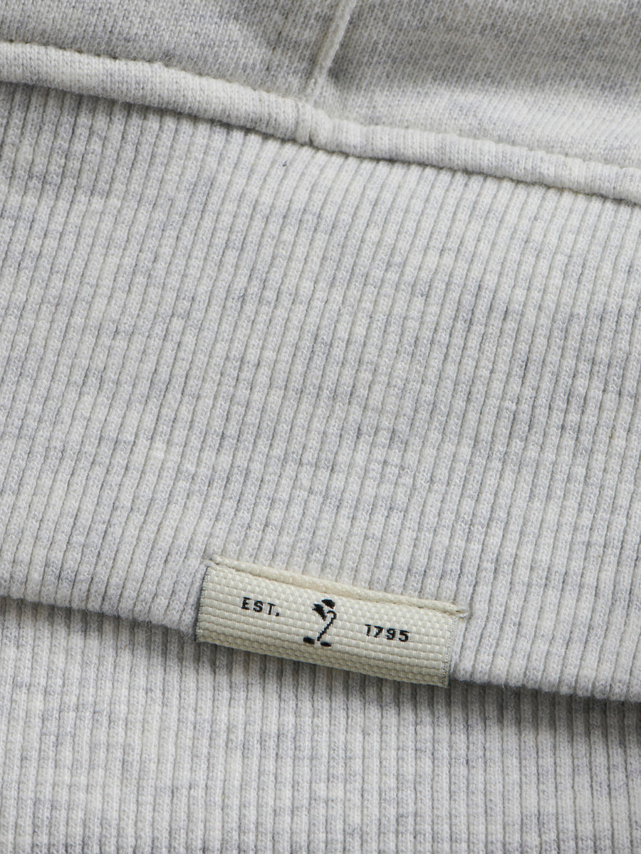 Essential French Terry Hoodie in Grey Marl