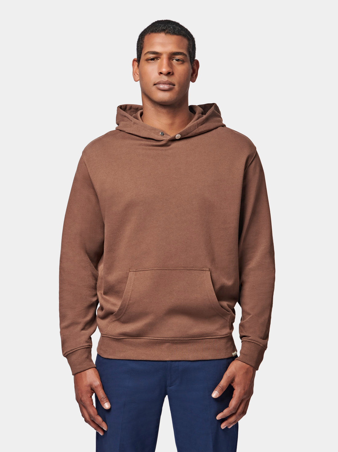 Essential French Terry Hoodie in Carafe