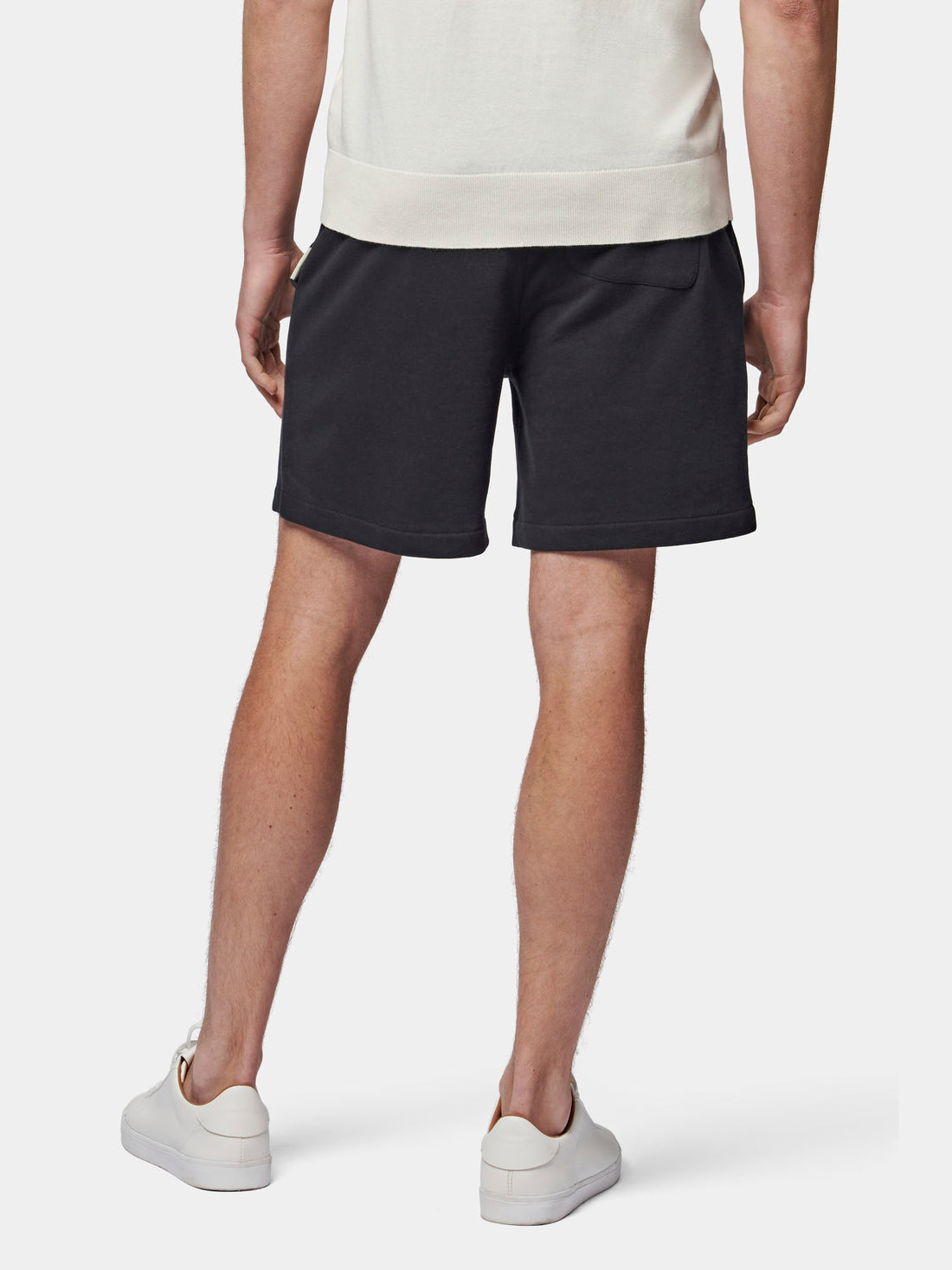 Essential French Terry Shorts in Black