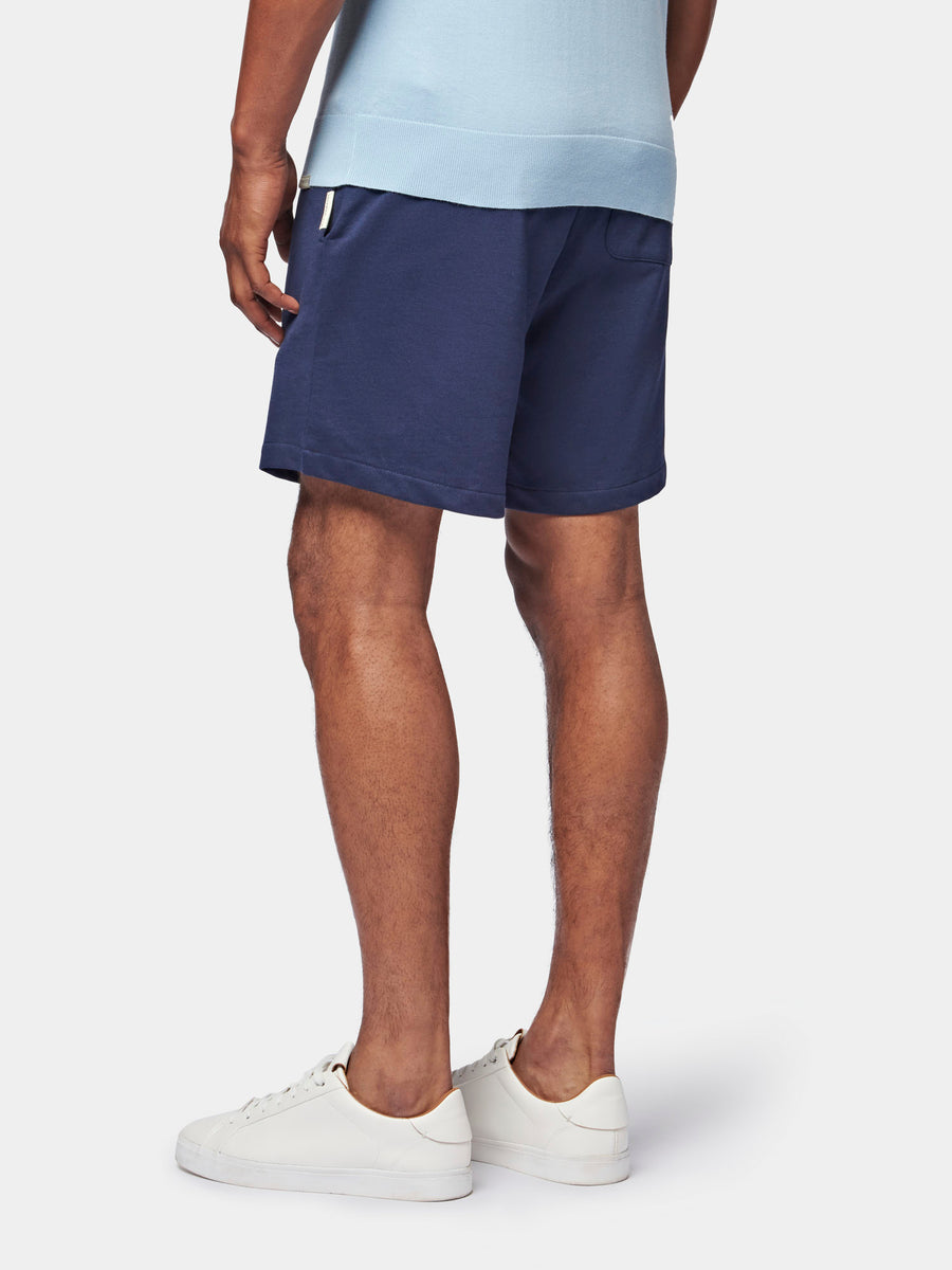 Essential French Terry Shorts in Navy Blue