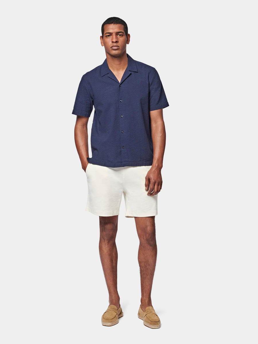 Essential French Terry Shorts in Egret