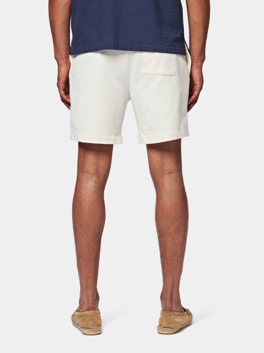 Essential French Terry Shorts in Egret