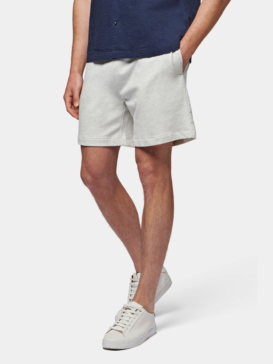 Essential French Terry Shorts in Grey Marl