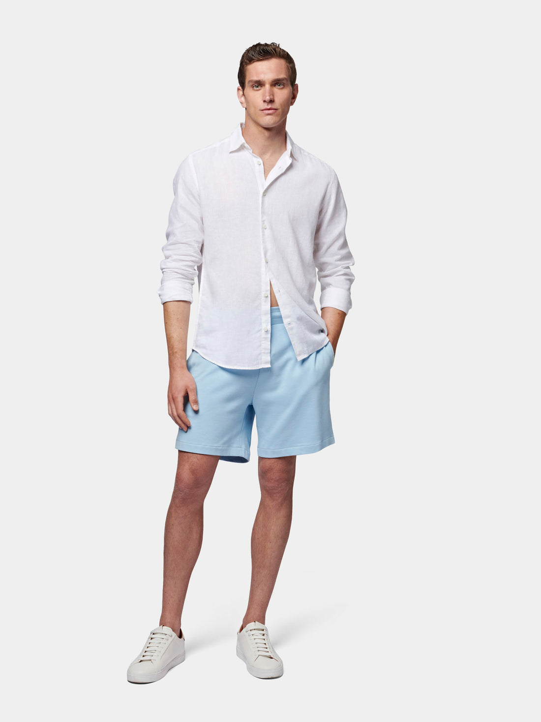 Essential French Terry Shorts in Cerulean