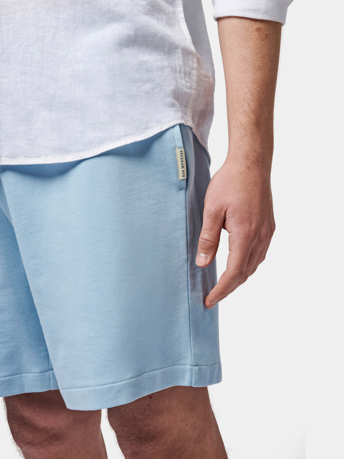 Essential French Terry Shorts in Cerulean