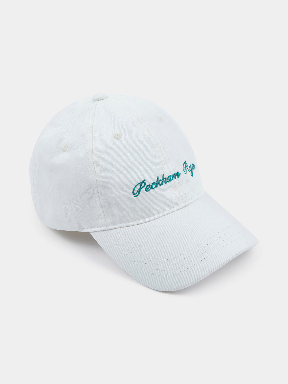 Embroidered Logo Cap in Bright White