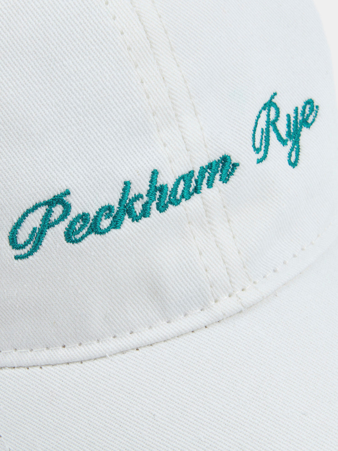 Embroidered Logo Cap in Bright White