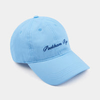 Embroidered Logo Cap in Cerulean