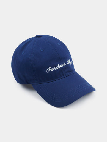 Embroidered Logo Cap in Midnight Blue