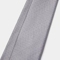 Silk Herringbone Tie in Luna Rock