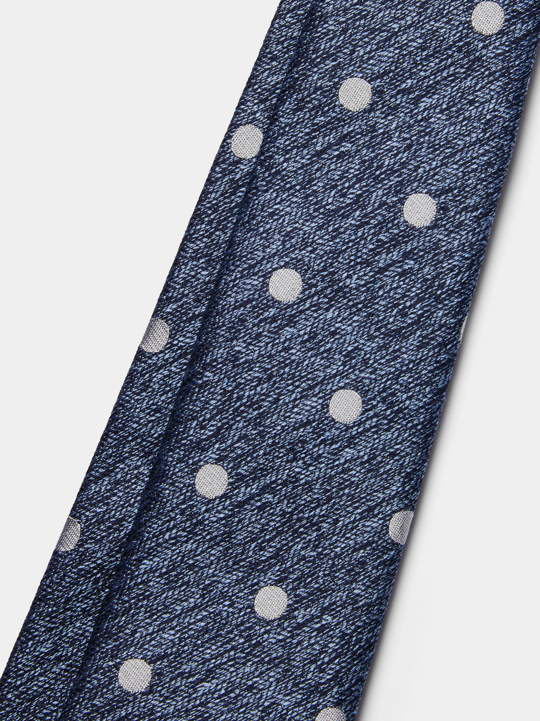 Silk Jacquard Spot Tie in Riverside