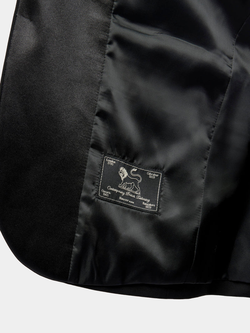 Classic Wool-Blend Tuxedo Jacket