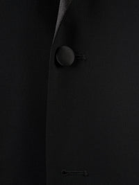 Classic Wool-Blend Tuxedo Jacket