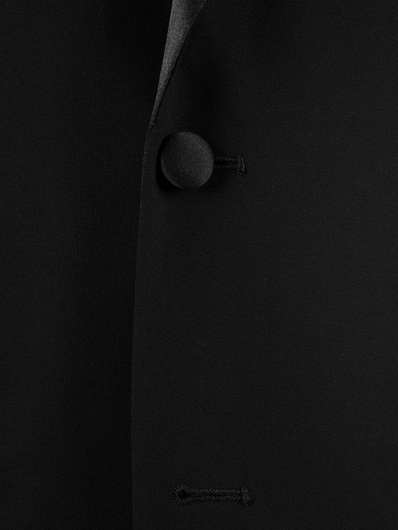 Classic Wool-Blend Tuxedo Jacket