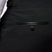 Peckham Rye Classic Tuxedo Trousers in Black