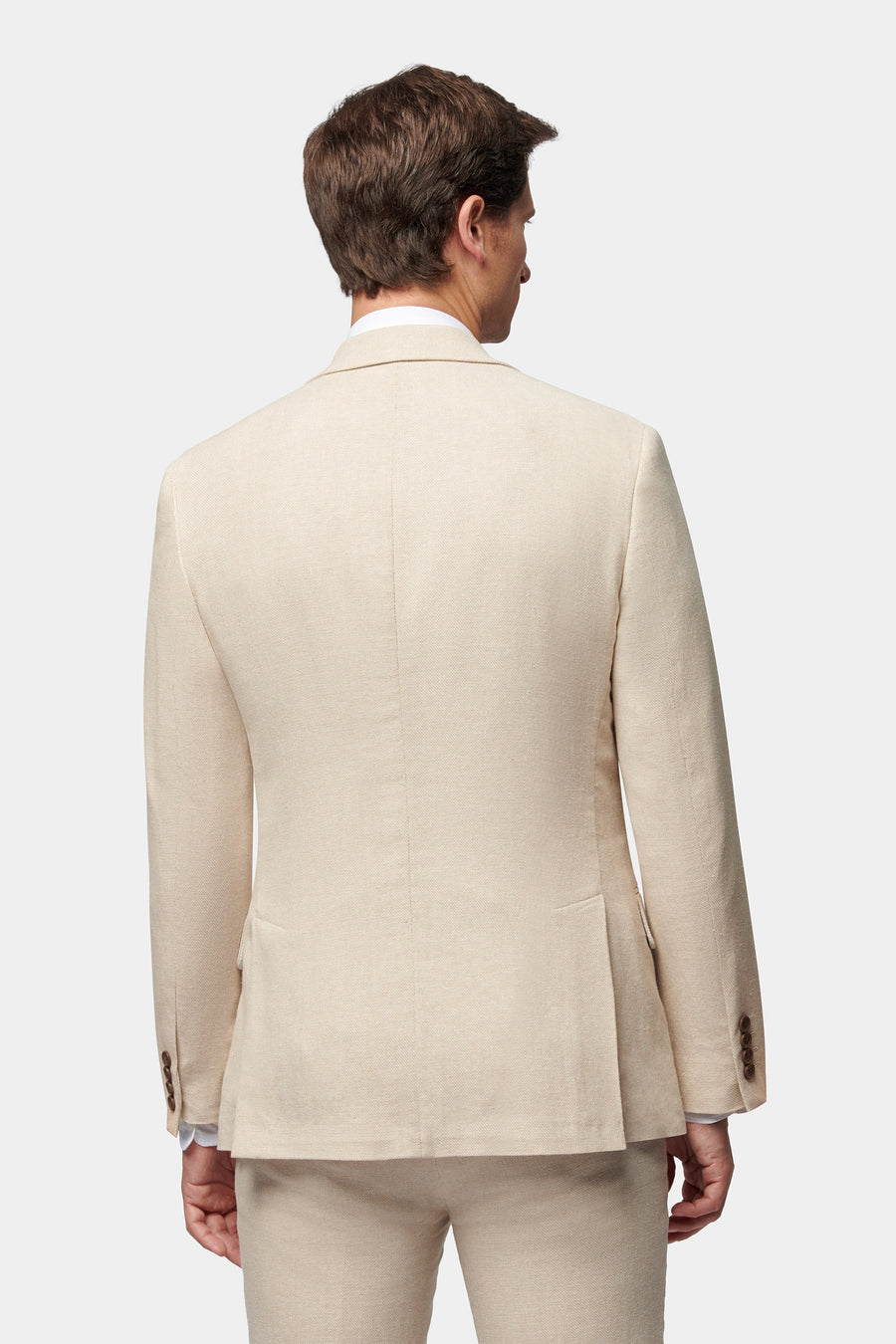 Peckham Rye Linen Blend Jacket in Egret