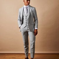 Peckham Rye Linen Blend Jacket in Luna Rock