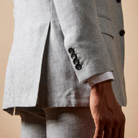 Peckham Rye Linen Blend Jacket in Luna Rock