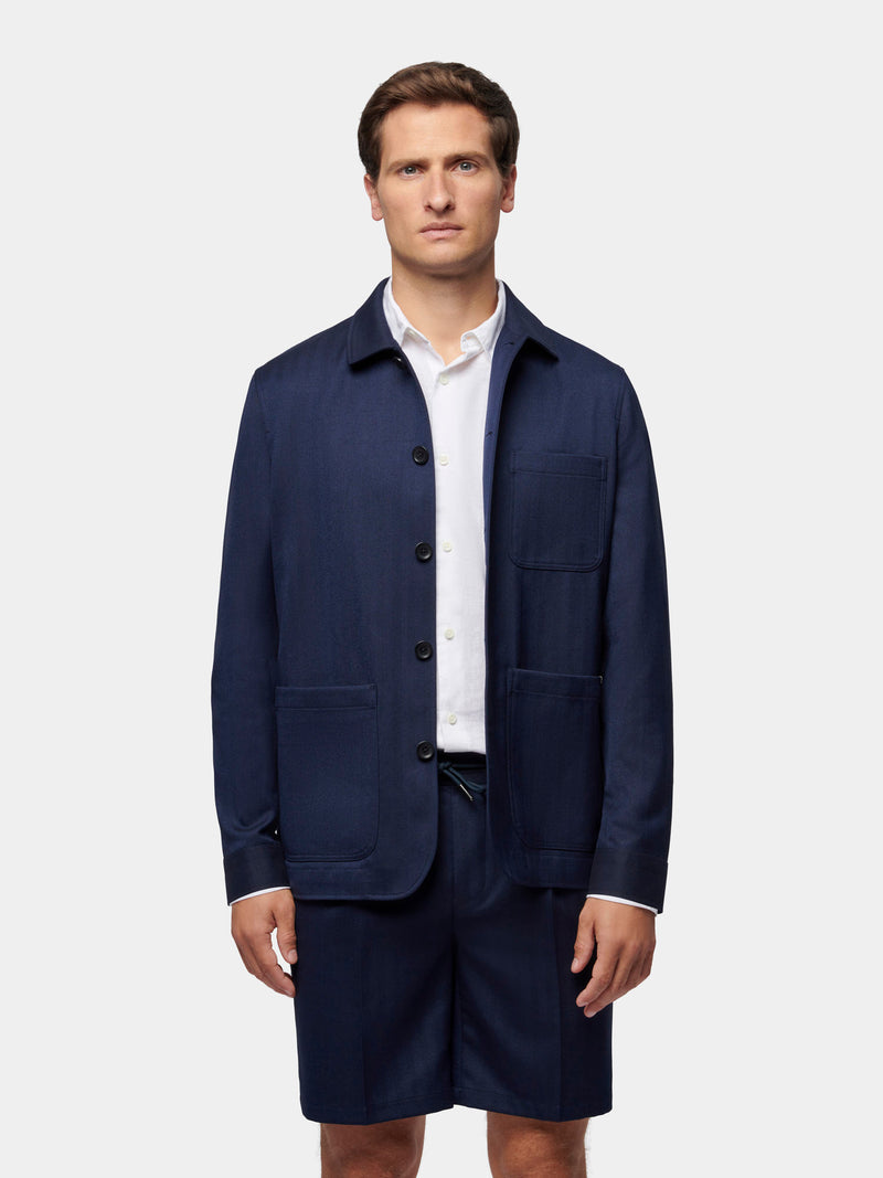 Field Jacket in Dark Sapphire Navy