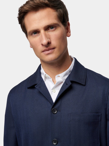 Peckham Rye Field Jacket in Dark Sapphire Navy